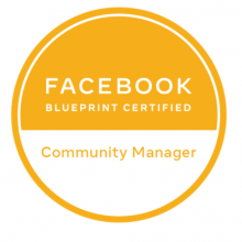 Certificado Facebook